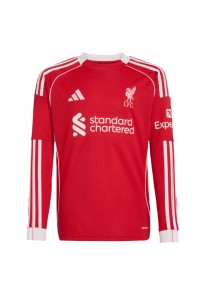 Liverpool Fotballdrakt Hjemme Klær 2025-26 Lange ermer